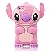 iPhone 6S Case, MC Fashion Cute 3D American Cartoon Character Stitch Angel Protective Silicone Phone Case Compatible for Apple iPhone 6/6S (Stitch-Pink)