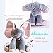 Peek-a-Boo Elephant Animated Talking Singing Stuffed Plush Doll,Elephant Baby Cute Stuffed Doll Toys for Tollder Kids Boys Girls Gift Present (Pink)