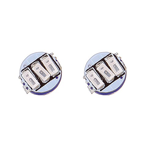 image for cciyu 20 Pack Blue T5 3-3014 SMD Wedge LED Light Bulbs 74 17 18 37 70 