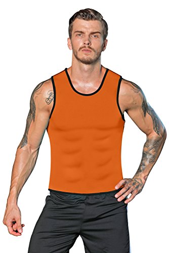 Men Neoprene Slimming Vest Waist Trainer Corset Hot Body Shaper