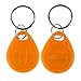 LIBO 125KHz Smart ID Key Tag Card RFID Access Control Key Card Proximity EM4100 TK4100 Keyfobs Keychains NFC Token Badge Holder (Mix Color, Pack of 10)
