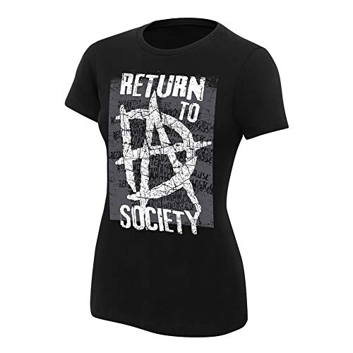 WWE Dean Ambrose Return to Society Women s T-Shirt Black Medium