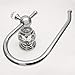 Kabter Crystal Series Brass Toilet Paper Roll Holder, Polished Chrome