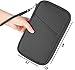 Travel Document Organizer &Passport Wallet & Passport Pouch &Passport Cover (RFID Gray)