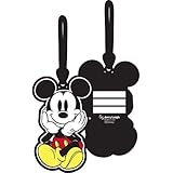 Disney Mickey Mouse Sitting Luggage Tag
