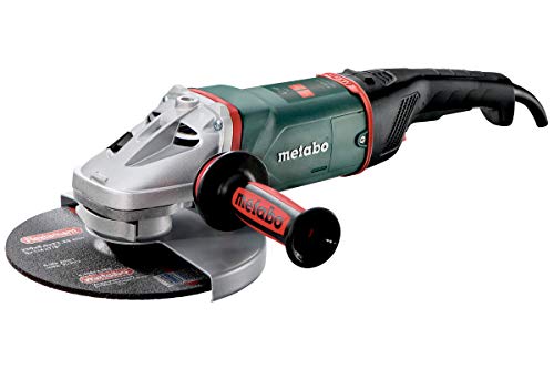 Metabo - Amoladora angular de 9 - 6, 600 Rpm - 15,0 A con gatillo de bloqueo (606474420 26-230 MVT), Amoladoras angulares profesionales