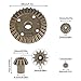 YANSHON Upgrade Parts Motor Driving Gear Wltoys Metal Gear 12T 24T 30T Motor Driving Gear Metal Differential Gear Set for WLtoys 12428 12423 RC Car (16Pcs, 8Pcs/Set)