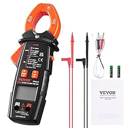 VEVOR Digital Clamp Meter T-RMS, 6000 Counts, 600A