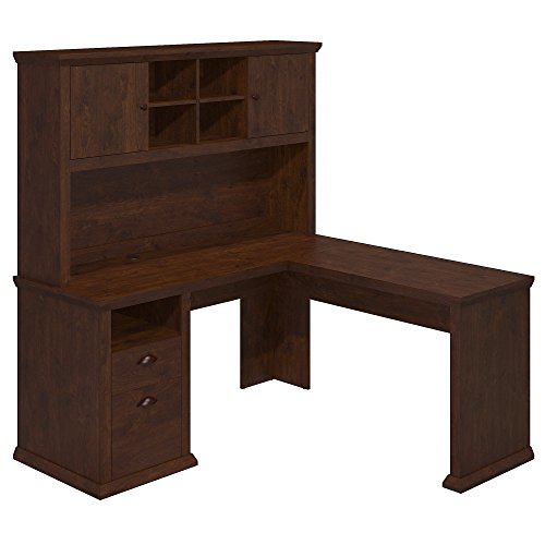 Yorktown L Shaped Desk with Hutch