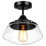 Oak Leaf Pendant Lighting, Vintage Industrial Glass Pendant Light Shade Lampshade Chandelier