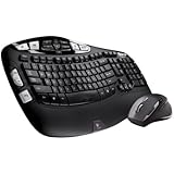 Logitech Cordless Desktop Wave Pro Ergonomic Keyboard and Mouse