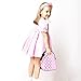 icolor Pink Polka Dots Insulated Lunch Tote Bag Cooler Box Neoprene lunchbox bag Handbag Case YLB-001