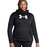 Under Armour Womens Armour Fleece® Big Logo Hoodie, Black, 1X
