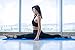 Helisopus Women's Strappy Crisscross Back Support Yoga Gym Sports Bra Tops Black