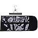 Hair Extension Storage Bag, Hair Extension Hanger Strong Holder, Dust-proof Portable Suit with Transparent Zip Up Closure- Lightweight, Waterproof and Portable (Black)