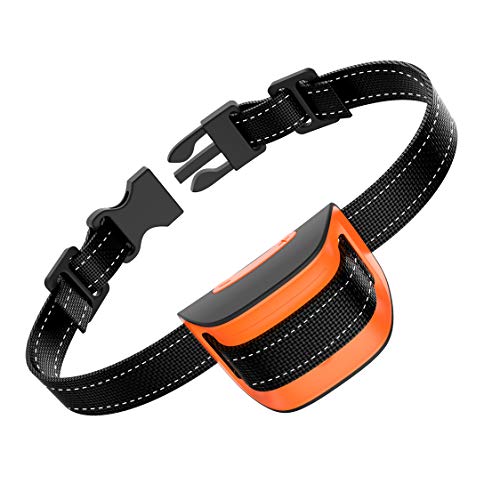 MASBRIL Dog Bark Collar – Upgrade 2020 Safe No Bark Control Device for Tiny Small Medium Dog-Stop Barking by Sound and Vibration- No Shock Human Way-Best Choice for Dog Lovers