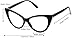 SOOLALA Ladies 61mm Lens Fashion Designer Cat Eye Reading Glasses Customized Strengths, 3mix, x2.0