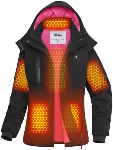 VERGOO Graphene Heated Jackets for Men with Battery Pack Included