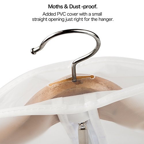 Univivi Lightweight Garment Bag 54 inch Suit Bag for Storage (Set of 10