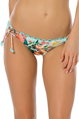 Becca by Rebecca Virtue Women's High Tea Loop Tie Side Hipster Bikini Bottom