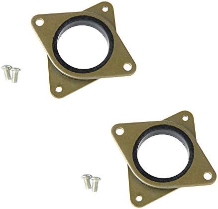 Yowming NEMA 17 Stepper Steel and Rubber Vibration Dampers Shock Absorber for 3D Printer, CNC 2-Pack