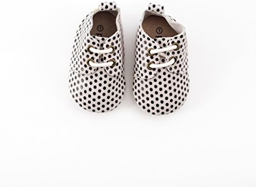 Piper Finn CLASSIC DOTS Genuine Leather Oxford Shoes - Size 9 Up to 6.75” Hard Sole