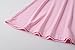 LARACE Women 3/4 Sleeve Tunic Top Loose Fit Flare T-Shirt(2X, Pink)