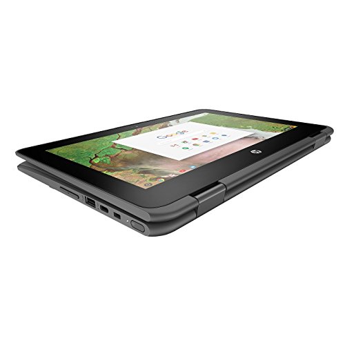 Newest HP 2-in-1 Business Chromebook 11.6in HD IPS Touchscreen, Intel Celeron N3350 Processor, 4GB Ram 16GB SSD, Intel HD Graphics, WiFi, Webcam, Google Chrome OS- Gray (Renewed)