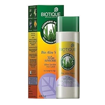 Biotique Face & Body Sun Lotion SPF 30 - Aloe Vera 120ml