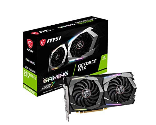MSI NVIDIA GEFORCE GTX 1660 SUPER GAMING X Graphics Card '6GB GDDR6, 1830Hz, RGB Mystic Light, 3x DisplayPort, HDMI, Dual Fan Cooling System'