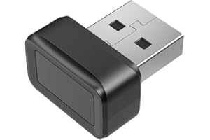 HogarTech USB Fingerprint Reader, 360° Biometric Scanner with Fast 0.5s Recognition, Zinc Alloy Housing, Low 2% Rejection Rat