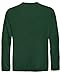 Joe's USA Dri-Equip Youth Long Sleeve Moisture Wicking Athletic Shirts (Forest Green - Small)