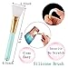 Yaromo Professional Epoxy Resin Starter Kit with Silicone Heat Resistant Mat, Includes Magic Epoxy Brush, Fine Glitter, Measuring Cups, Measuring Beaker with Mixing Sticks, Dropping Pipette, Gloves f