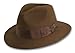 Dorfman Pacific Indiana Jones Men's Wool Felt Fedora (Large, Brown)