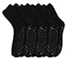 Pembrook Non Skid/Slip Socks - (4-Pack - Black) - Hospital - Fuzzy Slipper Socks - Great for adults, men, women. Designed for medical hospital patients but great for everyone