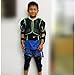 Takuey Kids Motorcycle Armor Suit Dirt Bike Chest Spine Protector Back Shoulder Arm Elbow Knee Protector Motocross Racing Skiing Skating Body Armor Vest Sports Safety Pads 3 Colors (Green, S)
