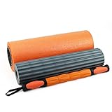 3 in 1 Foam Roller, Muscle Roller, Yoga, Gym, Pilates, Exercise, Fitness, Massage, Stretch, Pain Relief + Gym Bag + E-Book + Online Video Deep Tissue Trigger Point Stick (6 in 1 Foam Roller Bundle)