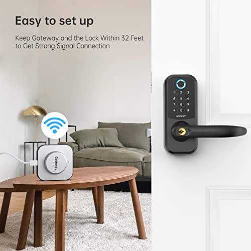 Smart Lock WiFi Gateway, TTLock Gateway G2 Gateway, Remotely Control Bluetooth