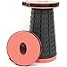 Procener Portable Folding Stools for Camping, Retractable Stool Premium Lightweight Collapsible Stools for Fishing BBQ Outdoor Travel Hiking (Coral Red)thumb 1