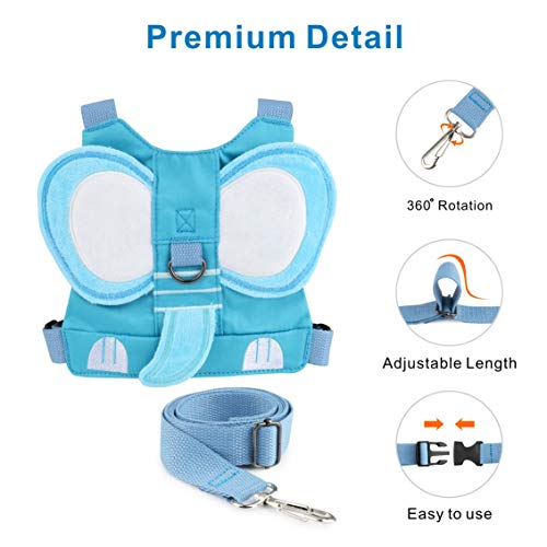 image for Idefair Kids Harness, Kid Leash Anti Lost Belt Harness Safety Walking 