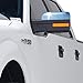 EAG 09-14 Ford F-150 Half Mirror Cover Chrome ABS Upper