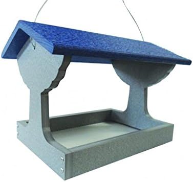 Backyard Nature GSFT200-B Green Solutions Recycled Fly Thru Feeder - Blue