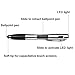 SuperPenZ 3-in-1 Universal Multi-Function Touch Screen Stylus (Stylus + Ballpoint Pen + LED Flashlight) for Smartphones Tablets iPad iPhone Samsung etc