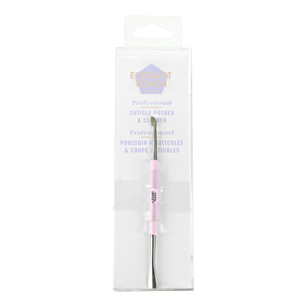 Elegant Touch Premium Implements Cuticle Pusher & Nail Cleaner