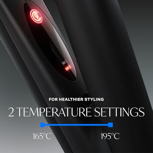 CLOUD NINE The Touch Iron Hair Straightener | Variable Temperature Control Quick Heat Touch Technology Ceramic Floating Plates Spring Flex Styling