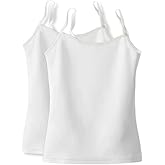 YI-ICCHANN Women's Camisole Modal Tank Top Spaghetti Strap Undershirt, Pack of 2