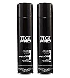 TIGI PRO Look Set Enhance Shine Strong Firm Hold Hair Spray Hairspray (2 Pack)