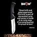 Grand Way Tactical Knife - Survival Bushcraft Fixed Blade Knife with Elastron Handle for Hunting and Fishing - Best Bowie Big Blade Knife for Self Defense 01085