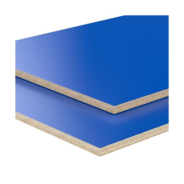 18mm Multiplex Zuschnitt blau melaminbeschichtet Länge bis 200cm Multiplexplatten Zuschnitte Auswahl: 70x20 cm