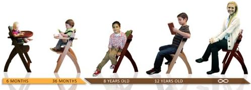 beyond junior y wooden high chair